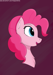 Size: 2894x4093 | Tagged: safe, artist:tempestshine, pinkie pie, earth pony, pony, g4, bust, female, solo