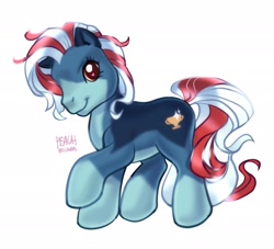 Size: 2511x2277 | Tagged: safe, artist:peachmichea, oc, oc only, earth pony, pony, g3, high res, solo