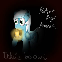 Size: 1280x1280 | Tagged: safe, artist:ask-fleetfoot, fleetfoot, pony, g4, alternate hairstyle, lantern, mouth hold, quadrupedal, solo