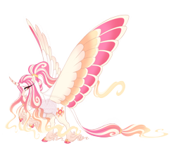 Size: 4500x3900 | Tagged: safe, artist:gigason, oc, oc only, oc:supernova, alicorn, pony, cloven hooves, colored wings, female, mare, multicolored wings, quadrupedal, simple background, solo, transparent background, wings