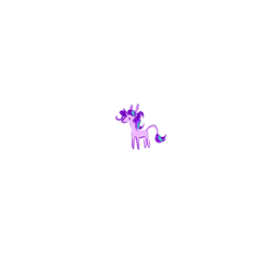 Size: 1280x1280 | Tagged: safe, artist:webkinzworldz, starlight glimmer, pony, unicorn, g4, female, leonine tail, mare, simple background, small, solo, standing, tail, tiny, white background