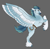 Size: 1951x1895 | Tagged: safe, artist:felinenostalgic, oc, oc only, pegasus, pony, concave belly, gray background, magical gay spawn, male, offspring, parent:double diamond, parent:thunderlane, simple background, solo, spread wings, stallion, unshorn fetlocks, wings