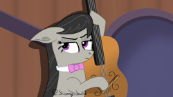 Size: 3840x2160 | Tagged: safe, artist:starry swirl, octavia melody, earth pony, pony, g4, slice of life (episode), cello, female, high res, mare, musical instrument, scene interpretation, solo