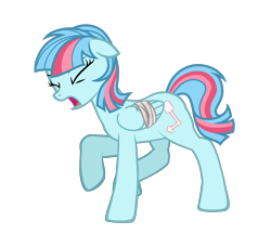 Size: 2324x2007 | Tagged: safe, artist:equestria secret guard, oc, oc only, oc:forest gorge, oc:jungle valley, oc:丛谷, oc:森谷, pegasus, pony, bandage, female, high res, mare, panting, pegasus oc, silent congruence town, silent congruence town 2, simple background, transparent background