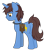 Size: 2447x2692 | Tagged: safe, artist:equestria secret guard, oc, oc only, oc:frozen flash, oc:冰闪, pony, unicorn, bag, butt, flashlight (object), high res, horn, looking down, male, plot, rear view, saddle bag, silent congruence town, silent congruence town 2, simple background, transparent background, unicorn oc