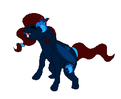 Size: 652x534 | Tagged: safe, alternate character, alternate version, artist:euspuche, oc, oc only, oc:nightingale, bat pony, pony, animated, bat pony oc, commission, dance till you die dog, dancing, female, gif, mare, meme, ponified animal photo, simple background, solo, transparent background, ych result