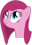 Size: 313x440 | Tagged: safe, artist:retroponybro, pinkie pie, earth pony, pony, g4, base used, blue eyes, female, mare, pinkamena diane pie, simple background, smiling, solo, transparent background, vector