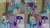 Size: 2000x1125 | Tagged: safe, edit, edited screencap, editor:quoterific, screencap, gallus, rainbow dash, spike, twilight sparkle, alicorn, dragon, griffon, pegasus, pony, g4, the hearth's warming club, school of friendship, twilight sparkle (alicorn), winged spike, wings