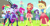 Size: 1147x596 | Tagged: safe, screencap, applejack, fluttershy, pinkie pie, rainbow dash, rarity, sci-twi, sunset shimmer, twilight sparkle, human, cheer you on, equestria girls, g4, my little pony equestria girls: better together, belt, boots, clothes, gloves, handless gloves, humane five, humane seven, humane six, jewelry, knee-high boots, leggings, ponied up, pony ears, shoes, skirt, sleeveless, super ponied up, tiara