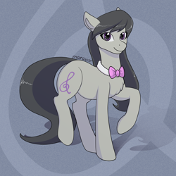 Size: 1500x1500 | Tagged: safe, artist:maravor, octavia melody, earth pony, pony, g4, female, mare, smiling, solo