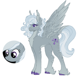 Size: 1000x1000 | Tagged: safe, artist:kazmuun, silverspeed, pegasus, pony, g4, concave belly, female, mare, quadrupedal, simple background, solo, transparent background