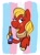 Size: 1285x1727 | Tagged: safe, artist:amynewblue, big macintosh, earth pony, pony, g4, alcohol, beer, beer bottle, bottle, bud light, eyeshadow, makeup, pride, pride flag, smiling, solo, trans big macintosh, transgender, transgender pride flag