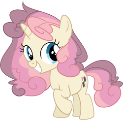 Size: 6813x6656 | Tagged: safe, artist:shootingstarsentry, oc, oc:sweet cream, pony, unicorn, absurd resolution, female, filly, foal, offspring, parent:button mash, parent:sweetie belle, parents:sweetiemash, simple background, solo, transparent background