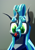 Size: 3508x4961 | Tagged: safe, artist:estellewdp, queen chrysalis, changeling, pony, g4, green eyes, horn, solo, tongue out