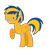 Size: 1520x1520 | Tagged: safe, artist:mlpfan3991, oc, oc only, oc:flare spark, pegasus, pony, g4, detective, female, mare, scanner, simple background, smiling, solo, transparent background