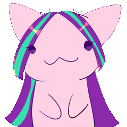 Size: 1500x1500 | Tagged: safe, artist:frezzzypop, aria blaze, cat, g4, animated, ariabetes, catified, cute, female, licking, licking the fourth wall, mlem, silly, simple background, solo, species swap, tongue out, transparent background