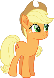 Size: 3293x4698 | Tagged: safe, artist:starryshineviolet, applejack, earth pony, pony, g4, my little pony: friendship is magic, my little pony: rainbow roadtrip, applejack's hat, cowboy hat, female, hat, high res, looking up, mare, simple background, solo, transparent background, vector