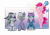 Size: 3508x2480 | Tagged: safe, artist:dankpegasista, derpibooru exclusive, limestone pie, marble pie, maud pie, pinkie pie, earth pony, pony, g4, :3, balloon, bangs, big smile, blue eyes, chibi, clothes, colored eyelashes, colored pupils, colorful, confetti, digital art, ear fluff, eyelashes, female, flowing mane, full color, gradient background, green eyes, grey hair, happy, heart, heart eyes, high res, highlights, jumping, krita, lineart, long eyelashes, long tail, looking at each other, looking at someone, looking at you, mare, messy mane, pie sisters, pink fur, pink hair, png, purple background, purple eyes, shading, shiny mane, shiny skin, siblings, signature, sisters, sitting, smiling, smiling at each other, smiling at you, sternocleidomastoid, tail, transparent background, upright, when she smiles, wingding eyes