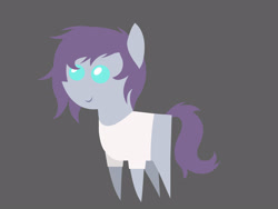 Size: 3334x2501 | Tagged: safe, artist:cabinet chief assistant k, maud pie, earth pony, pony, g4, clothes, female, gray background, high res, mare, messy mane, mirror universe, missing cutie mark, pointy ponies, shirt, simple background, smiling, solo, vector