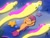 Size: 2160x1620 | Tagged: safe, artist:jesslmc16, scootaloo, eel, pegasus, pony, seapony (g4), starfish, g4, my little pony: friendship is magic, season 8, surf and/or turf, arm behind head, bubble, digital art, dorsal fin, episode, female, filly, fin, fish tail, foal, glowing, lying down, ocean, procreate app, redraw, rock, scene, scene interpretation, seaponified, seapony scootaloo, seaquestria, seaweed, smiling, solo, species swap, swimming, tail, underwater, water