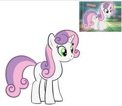 Size: 605x524 | Tagged: safe, artist:cutiecarbon, sweetie belle, pony, unicorn, g4, older, older sweetie belle, reference, simple background, sketch, solo, white background, wip