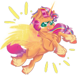 Size: 2000x2000 | Tagged: safe, artist:dankpegasista, derpibooru exclusive, sunny starscout, alicorn, earth pony, pony, g5, alicornified, big smile, chest fluff, chubby cheeks, coat markings, colored, colored eyelashes, colored pupils, colorful, cute, digital art, ear fluff, eyelashes, female, flowing mane, flying, full body, full color, glowing, green eyes, hair tie, happy, heart, heart eyes, high res, highlights, horn, jumping, krita, large wings, lineart, long eyelashes, long tail, looking at you, mane stripe sunny, mare, messy mane, multicolored hair, no cutie marks because im lazy, orange fur, pink hair, png, quadrupedal, race swap, rainbow hair, raised hoof, shading, shiny mane, shiny skin, simple background, smiling, smiling at you, socks (coat markings), solo, sparkles, sternocleidomastoid, sunnybetes, sunnycorn, tail, three quarter view, transparent background, transparent horn, transparent wings, turquoise eyes, unshorn fetlocks, wall of tags, wingding eyes, wings