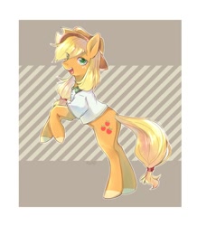 Size: 1080x1240 | Tagged: safe, artist:ling_ovo0127, applejack, earth pony, pony, g4, female, solo