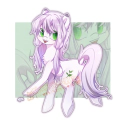 Size: 1500x1500 | Tagged: safe, artist:ling_ovo0127, oc, oc only, earth pony, pony, earth pony oc, female, solo, watermark