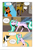 Size: 905x1280 | Tagged: safe, artist:darkhestur, oc, oc:dark, oc:dustlight, oc:knight, oc:morro, earth pony, flutter pony, pegasus, pony, comic, interior, panels, speech bubble, tumblr comic