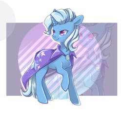 Size: 1000x1000 | Tagged: safe, artist:ling_ovo0127, trixie, pony, unicorn, g4, female, solo