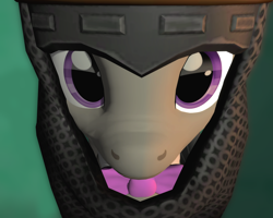 Size: 2430x1944 | Tagged: safe, artist:xafilah, octavia melody, earth pony, pony, g4, 3d, armor, gmod, helmet, solo