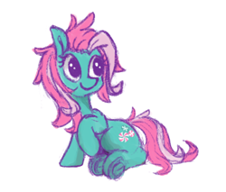 Size: 437x372 | Tagged: safe, artist:terra0940, minty, earth pony, pony, g3, g4, female, g3 to g4, generation leap, mare