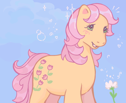 Size: 1220x995 | Tagged: safe, artist:1hoorn, posey, earth pony, pony, g1, my little pony 'n friends, solo