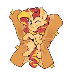 Size: 1319x1456 | Tagged: safe, artist:yanming98294, sunset shimmer, pony, unicorn, g4, female, mare, solo