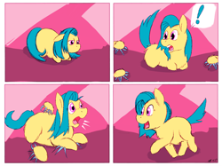 Size: 2592x1936 | Tagged: safe, artist:fluffsplosion, earth pony, fluffy pony, pony, amputee, bait and switch, comic, everything went better than expected, good end, legs, modular, quadruple amputee, wat, weirdbox