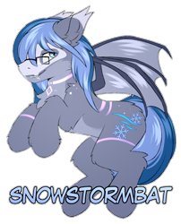 Size: 1260x1560 | Tagged: safe, artist:snowstormbat, oc, oc only, oc:midnight snowstorm, bat pony, pony, bodypaint, glasses, male, simple background, solo, stallion, transparent background, tribal