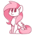 Size: 2100x2100 | Tagged: safe, artist:sugar morning, oc, oc only, oc:sugar morning, pegasus, pony, chest fluff, female, high res, looking up, mare, simple background, sitting, solo, transparent background