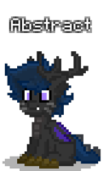 Size: 168x280 | Tagged: safe, artist:kittykat, oc, oc:abstract, dragon, pony, pony town, male, simple background, solo, transparent background