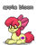 Size: 212x256 | Tagged: safe, artist:kittykat, apple bloom, earth pony, pony, pony town, g4, female, simple background, transparent background