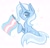 Size: 2048x1986 | Tagged: safe, artist:ammersarts, trixie, pony, unicorn, g4, ears up, horn, pride, pride flag, simple background, sitting, smiling, solo, stars, transgender pride flag