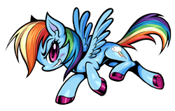 Size: 1280x816 | Tagged: safe, artist:cbts004, rainbow dash, pegasus, pony, g4, simple background, solo, transparent background