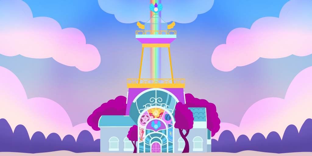 3079014 Safe Artist Thread8 Cloud Crystal Brighthouse No Pony