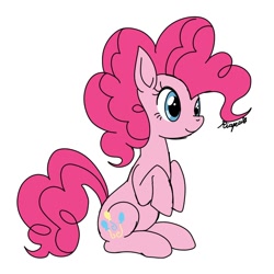 Size: 1200x1200 | Tagged: safe, artist:riapu_san368, pinkie pie, earth pony, pony, g4, female, mare, solo