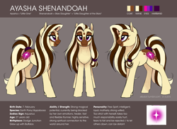 Size: 1000x728 | Tagged: safe, artist:ayasha-the-pony, oc, oc:ayasha, earth pony, pony, female, mare, reference sheet