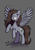 Size: 1668x2388 | Tagged: safe, artist:voiid oasis, oc, oc:blackened blue, pegasus, pony, male, one eye closed, rearing, smiling, solo, standing on two hooves