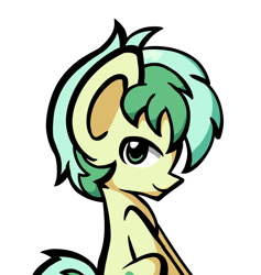 Size: 1420x1496 | Tagged: safe, artist:derp pone, sandbar, pony, g4, looking at you, male, simple background, sitting, solo, stallion, white background