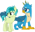 Size: 3268x3000 | Tagged: safe, artist:cloudy glow, gallus, sandbar, earth pony, griffon, pony, g4, my little pony: friendship is magic, non-compete clause, .ai available, duo, duo male, high res, male, simple background, stallion, transparent background, vector