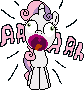 Size: 84x90 | Tagged: safe, artist:color anon, sweetie belle, pony, unicorn, g4, /mlp/, 4chan, female, filly, foal, pixel art, simple background, solo, sweetie derelle, transparent background