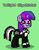 Size: 624x804 | Tagged: safe, twilight sparkle, pony, unicorn, pony town, g4, green background, simple background, solo, symbiote, venom