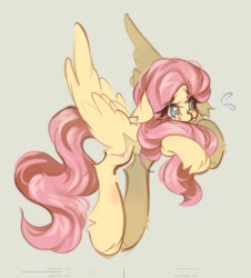 Size: 1921x2121 | Tagged: safe, artist:vanilla-chan, fluttershy, pegasus, pony, g4, amogus, amogus eyes, among us, crying, female, high res, mare, meme, simple background, solo